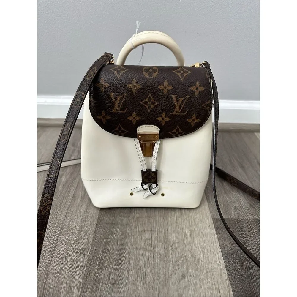 Louis Vuitton Patent Monogram Hot Springs Backpack Snow